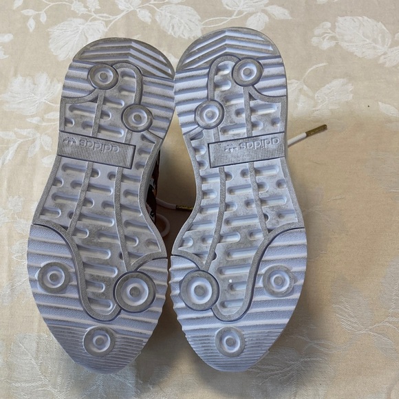 adidas Kids White and Red Floral Sneakers - Picture 7 of 7